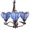 3 Light Chandelier Stained Glass Chandelier