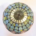 16 Inch Tulip Round Stained Glass Pendant Light