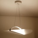 1 Light Acrylic Pendant Light with Steel Shade