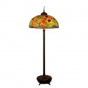 26 Inch Sunflower Stained Glass Floor Lamp