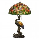 20 Inch Tulip Stained Glass Table Lamp